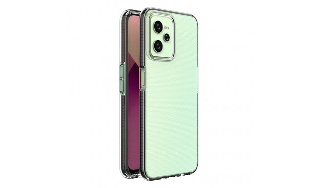 Spring Case case for Realme C35 silicone cover with frame black