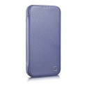 iCarer CE Premium Leather Folio Case iPhone 14 Pro Magnetic Flip Leather Folio Case MagSafe Light Pu