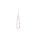Guess pendant GUSTSHPP Phone Strap pink/pink Beads Shell