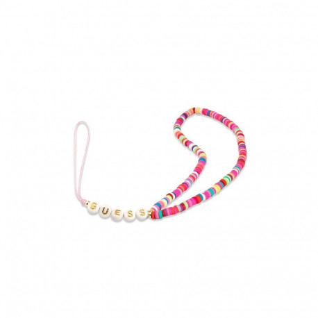 Guess pendant GUSTGMPP Phone Strap multicolor pink/multicolor pink Heishi Beads