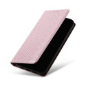 Magnet Strap Case Case for iPhone 14 Plus Flip Wallet Mini Lanyard Stand Pink