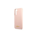 Guess GUHCS22MLSLMGPP S22+ S906 pink/pink hardcase Silicone Script Metal Logo