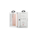 Guess GUHCS22MLSLMGPP S22+ S906 pink/pink hardcase Silicone Script Metal Logo
