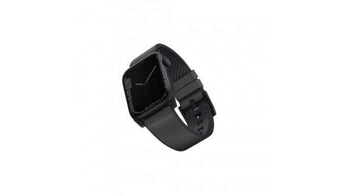 Uniq Straden Leather Hybrid Strap for Apple Watch 1/2/3/4/5/6/7/8/SE/SE2/Ultra 42/44/45/49mm - Gray