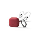 Uniq Nexo case for AirPods 3 + Ear Hooks Silicone - red