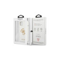 Guess GUHCP13SLS4GGWH iPhone 13 mini 5.4" white/white hard case Silicone 4G Logo