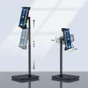Acefast telescopic phone and tablet holder (135-230mm wide) for the desk 360 ° black (E4 black)