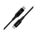 Acefast C6-03 Black USB-C - USB-C PD QC cable 100W 5A 480Mb/s 2m - black