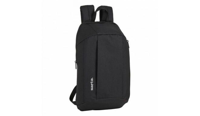 Casual Backpack Safta M821A Black (22 x 39 x 10 cm)