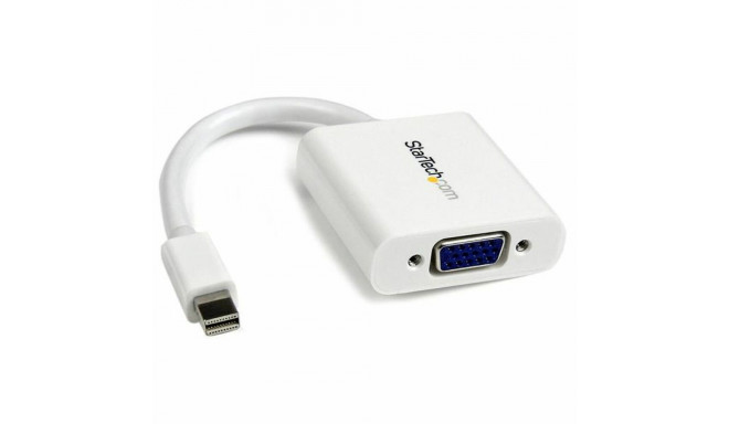Mini DisplayPort-VGA Adapter Startech MDP2VGAW Valge Must 0,12 m