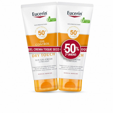Päikesekaitsegeel Eucerin Sensitive Protect 50 ml x 2 Kreemikas Kuiv Spf 50