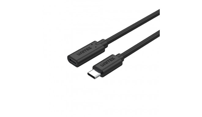 Cable USB C Unitek C14086BK Black 50 cm