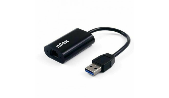 Adapterikaabel Nilox    Ethernet (RJ-45) USB-A