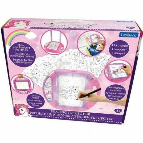 Joonistuskomplekt Lexibook Unicorn Drawing Projector