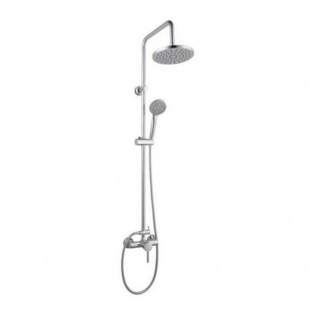 Shower Column Rousseau Grey Chrome 22 mm 150 mm