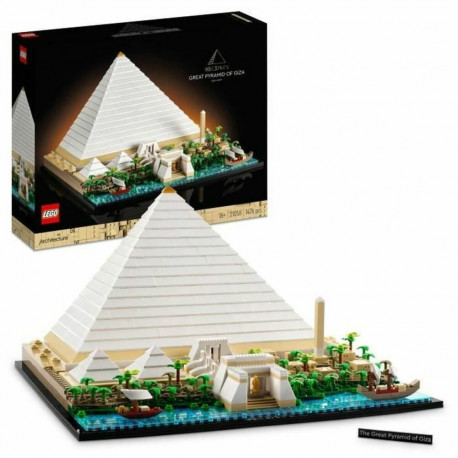 Playset   Lego 21058 Architecture The Great Pyramid of Giza         1476 Tükid, osad