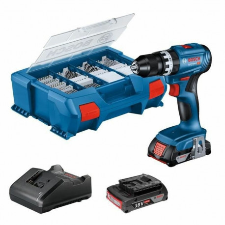 Puurvasar BOSCH GSB 18V-45 82 Tükid, osad 45 Nm