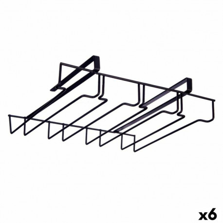 Klaaside Hoidik Kinvara W3925B-P PDQ Raud 36 x 7,5 x 26 cm (6 Ühikut)