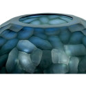 Vase Home ESPRIT Blue Crystal Modern 33 x 33 x 14 cm Vase Home ESPRIT Blue Crystal Modern 33 x 33 x 14 cm
