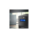 Qoltec Monolith topseade (UPS) topeltmuundusega (online) 1 kVA 600 W 2 AC pistikupesa