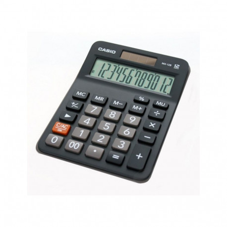 Casio MX-12B 12-digit black office calculator