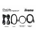 iiyama ProLite 27’’ QHD IPS-tehnoloogiaga paneel RJ45 (LAN), KVM-lüliti ja USB-C dokiga 96W toiteeda