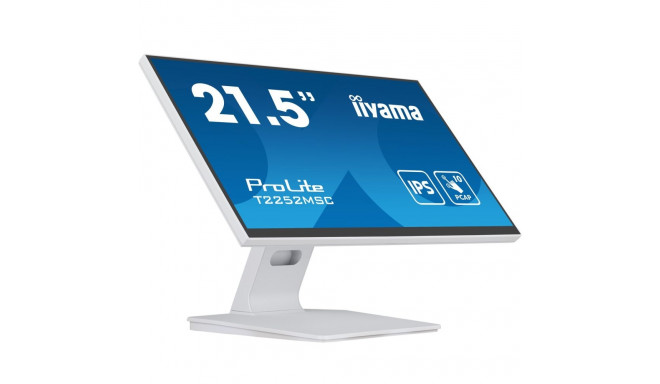 Monitor T2252MSC-W2 21,5-tolline valge puutetundlik sõrmejäljekindla kattega
