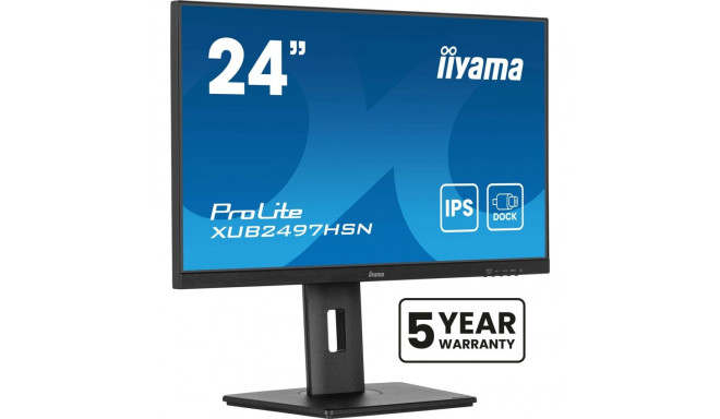 iiyama ProLite XUB2497HSN-B2 computer monitor 60.5 cm (23.8") 1920 x 1080 pixels Full HD LED Black