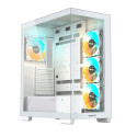 GIGABYTE C500 PANORAMIC STEALTH midi-tower valge