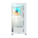 GIGABYTE C500 PANORAMIC STEALTH midi-tower valge