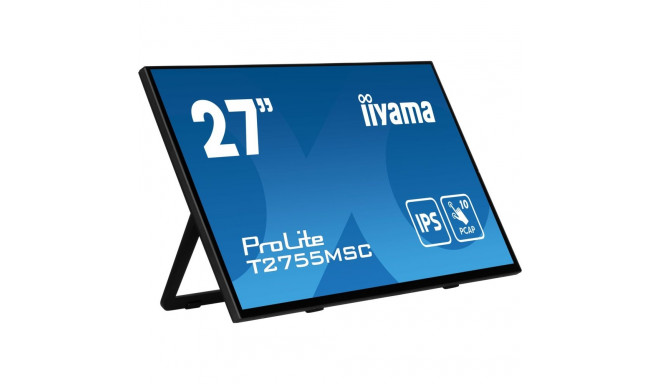 iiyama ProLite 27” optiliselt liimitud PCAP 10pt puuteekraaniga monitor IPS-paneeli tehnoloogiaga, s