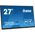 iiyama ProLite 27” Optical Bonded PCAP 10pt touchscreen monitor with IPS panel technology, edge-to-e
