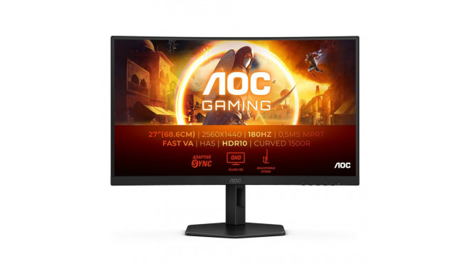 AOC G4 CQ27G4X computer monitor 68.6 cm (27") 2560 x 1440 pixels Quad HD LCD Black