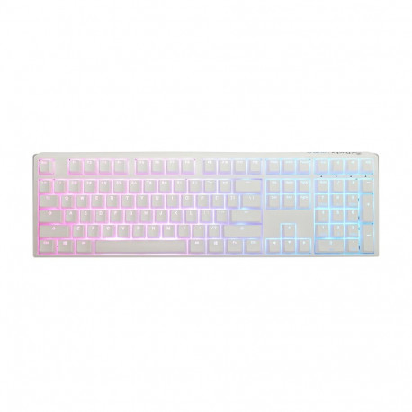 Ducky One 3 RGB klaviatuur mängimiseks USB QWERTY US English valge