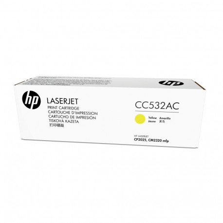 HP toner CC532AC Contract 304A 2800pgs HP Color LaserJet CM2320/CP2025, yellow