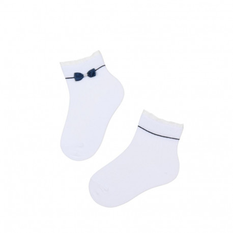 SOKISAHTEL MIILA valged sokid sinise lipsuga 438, 439, 443