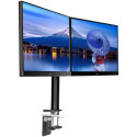 "Z Iiyama DS1002C-B1 Dual-Monitor Klemmhalterung 75x75 / 100x100 VESA"