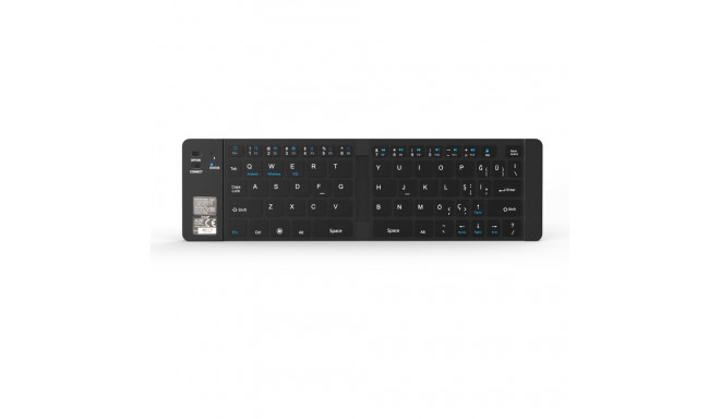 "INCA Tastatur + Maus IBK-579BT BT 3.0 Mini-Größe, faltbar, 5-10m silver"