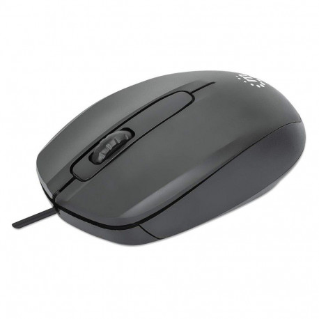 "MANHATTAN Comfort II Optische USB-Maus schwarz"