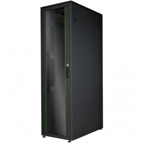 "DIGITUS Netzwerkschrank Unique 42HE 2053x600x1000mm schwarz (Speditionsversand)"