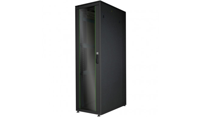 "DIGITUS Netzwerkschrank Unique 42HE 2053x600x1000mm schwarz (Speditionsversand)"