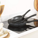 Salter BW11459BRMFOB Megastone Thermo Collar 3-Piece Frying Pan Set - 20/24/28cm Salter BW11459BRMFOB Megastone Thermo Collar 3-Piece Frying Pan Set - 20/24/28cm