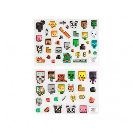 Paladone Minecraft Puffy Gadget Decals