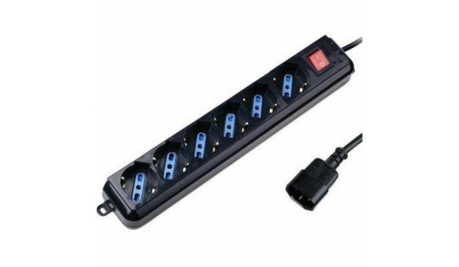 6-Outlet UPS Power Strip, 1.5m, Black