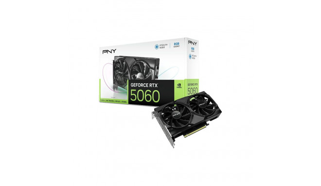 Karta graficzna PNY GeForce RTX 5060 Dual Fan 8GB GDDR7 DLSS4 (VCG50608DFXPB1)