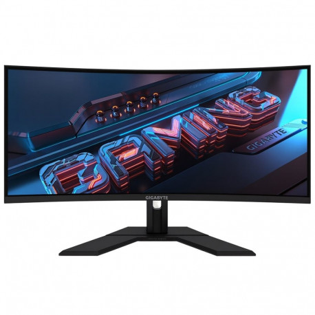 Gigabyte | GS34WQC A | 34 " | SS VA | WQHD | 120 Hz | 1 ms | 3440 x 1440 pixels | 300 cd/m² | HDMI p