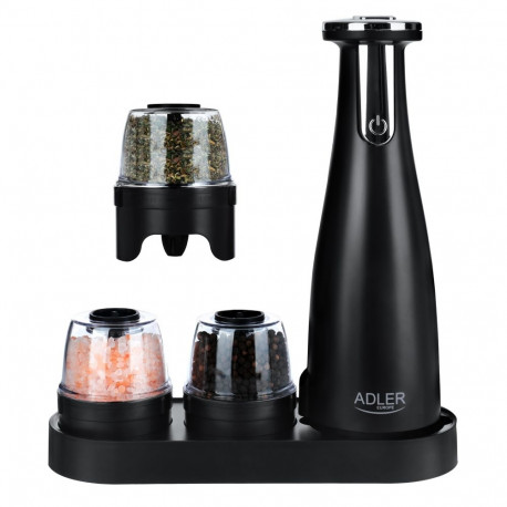 Adler AD 4449B Electric Salt and Pepper Grinder - USB