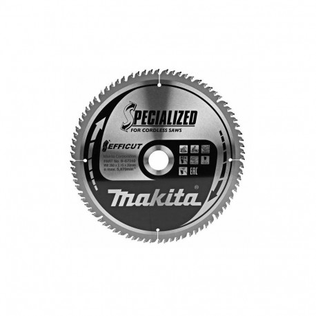 WOOD CUTTING DISC MAKITA 260X2 15X30.0