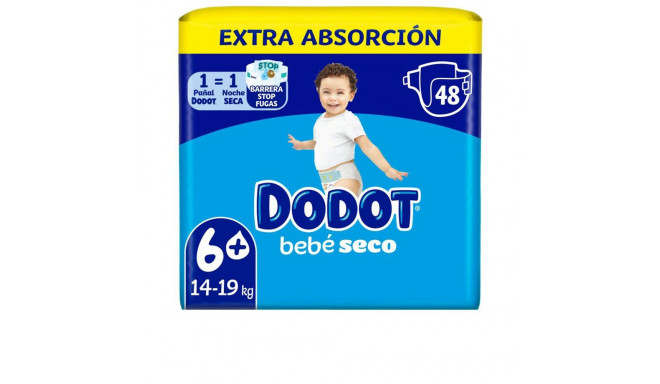 DODOT ETAPAS EXTRA talla 6 pañales 14-20 kg  48 u