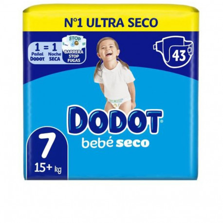 DODOT ETAPAS talla 7 pañales 15-24 kg 43 u